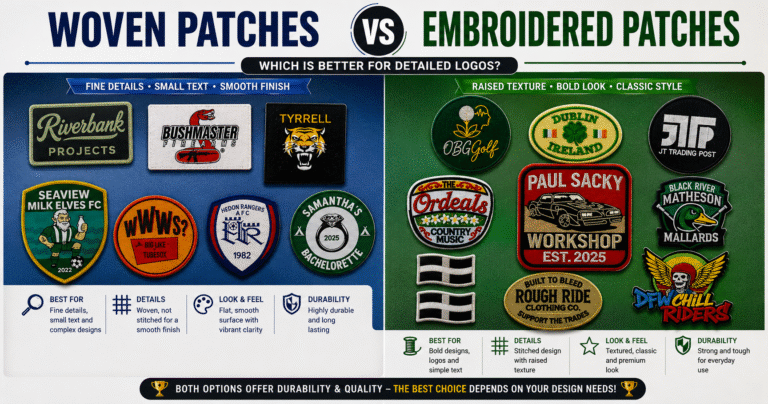 Embroidered vs Woven Patches: Which Is Better for Detailed Logos?