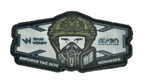 Team Wendy Avon Protection custom PVC patch with tactical operator design