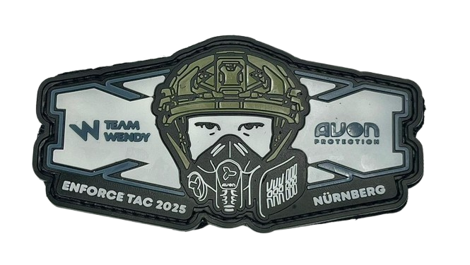 Team Wendy Avon Protection custom PVC patch with tactical operator design