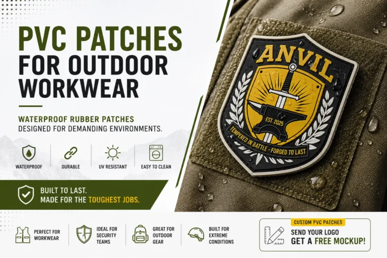 Waterproof PVC patches Ireland for work uniforms